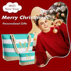YOOLIFE Beach Bags for Women - Travel Canvas Beach Tote, Pool Waterproof Bag, Travel Essentials, Gifts for Women Birthday