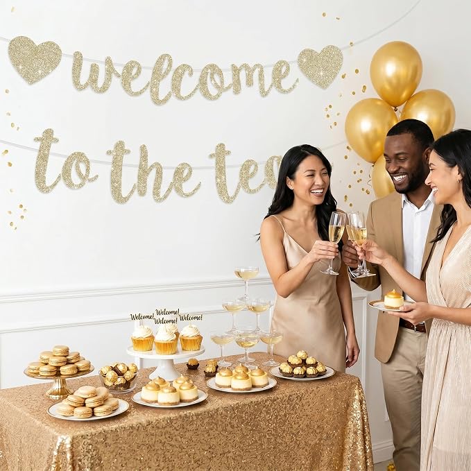 BEISHIDA Welcome to The Team Banner, NO DIY, Office Party Decorations - Image 4