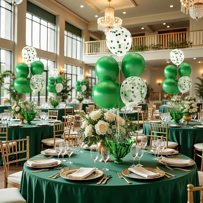 Green Balloon Table Centerpiece Kit, 4 Sets Green Balloon Stands - Image 6
