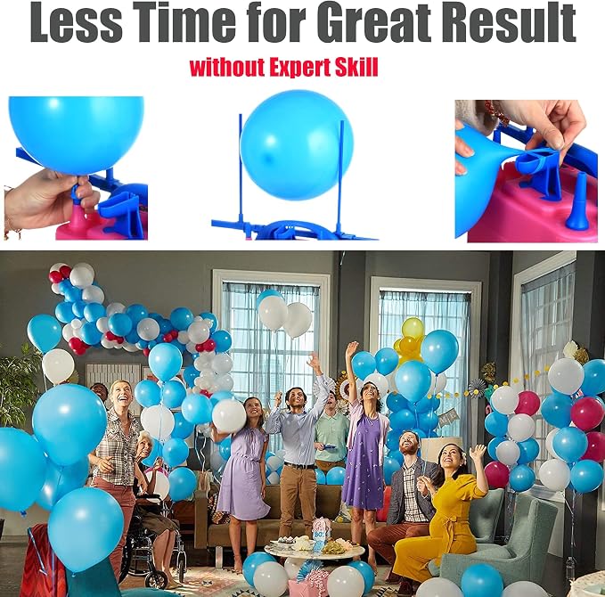 Balloon Pump Electric, Electric Air Pump Replace Manual Balloon Hand Pump - Image 3