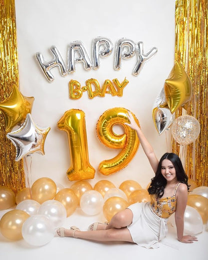 Gold 18 Balloon - Image 4
