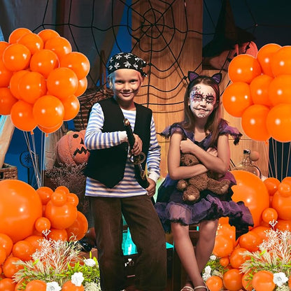 114pcs Orange Balloons Kit - Image 5