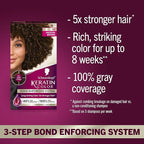 Schwarzkopf Keratin Permanent Hair Dye Cream, 5.0 Medium Brown, Professional Quality Color for Up to 100% Gray Coverage, Bond Enforcing System