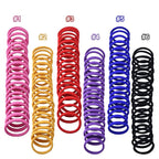 120PCS Multicolour Hair Ties for Women Girl,Black Elastics Hair Ties No Damage Ponytail Holder for Thick/Thin Hair Accessories,Soft Cotton Cloth Seamless Hair Bands
