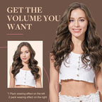 GOO GOO Clip in Hair Extensions Real Human Hair, Remy Human Hair Extensions Clip ins for Women, Natural Human Hair, 26inch 135g 7Pcs, 2/6/2 Balayage Dark Brown to Chestnut Brown