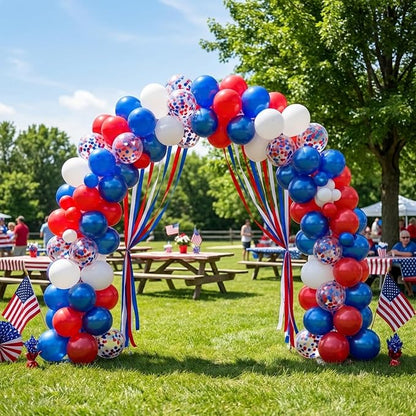 Red White and Blue Balloon Arch Kit - Image 7