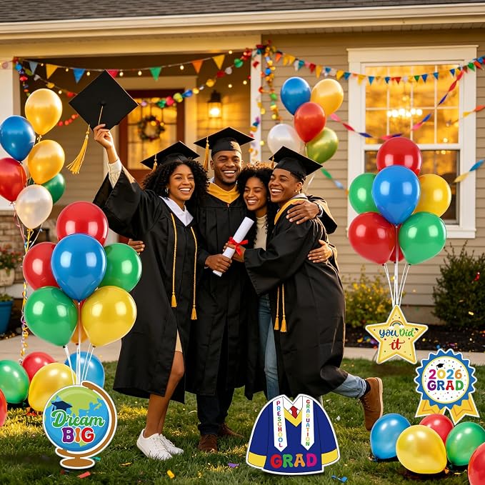 6 Sets 2026 Graduation Balloon Stand Kit - Image 8