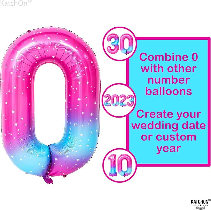 KatchOn 0 Rainbow Balloons Number - Image 5