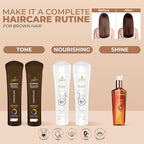 Naissant Copper Chocolate Hair Toning Mask | Color Depositing | Moisturize & Refresh & Neutralize Brassy Tones |Paraben,Ammonia & Sulfate Free | Pro-Vitamin B5,Olive Oil & Honey (Chocolate) 10.1 Fl Oz