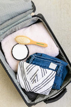 Small Hair Brush for Purse - Wooden Bristle Detangler Hairbrush For Detangling Women, Men & Kids Wet or Dry Hair - Natural Wood Handle & Bristles - Travel Size and Fits in Pocket or Purse