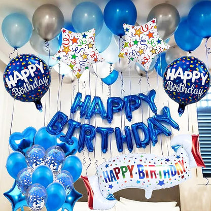 Birthday Decoration Set Colorful Happy Birthday Banner Balloon - Image 4