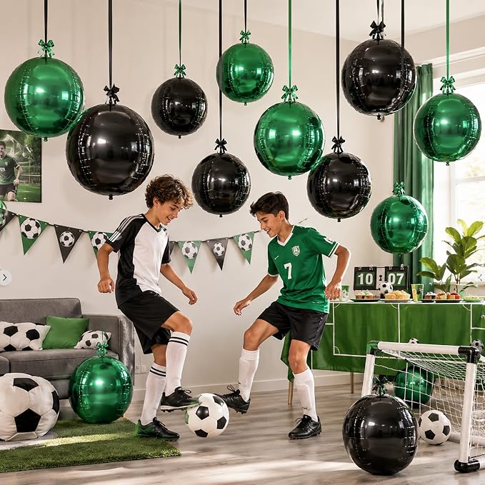 Green Black Balloons - Image 7