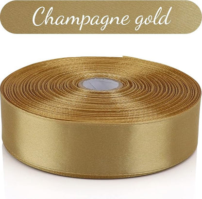 Nsilu 1 inch Champagne Gold Ribbon - Image 5
