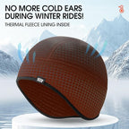 Skull Cap Helmet Liner, Winter Thermal Cycling Cap for Men & Women, Lightweight Cycling Hat for Biking Running Outdoor Work
