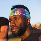 Suddora Tie Dye Headband - Lightweight & Comfortable for Running, Workout, Football, Cosplay & Costumes