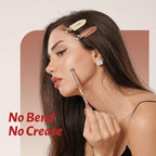 8 Pcs No bend Hair Clips No Crease Makeup Hair Clip Duckbill Clip No Dent Creaseless Alligator Hair Barrettes for Salon Hairstyle Women Girls Makeup Accessories (Black Coffee)