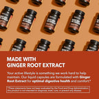 Black Seed Oil Capsules with Ginger Root Extract for Digestive Health & Immune Support - Cold Pressed Black Cumin Seed Oil & Ginger Supplement - 60 Count - Vegan, Non-GMO, Unflavored - 1 Month Supply
