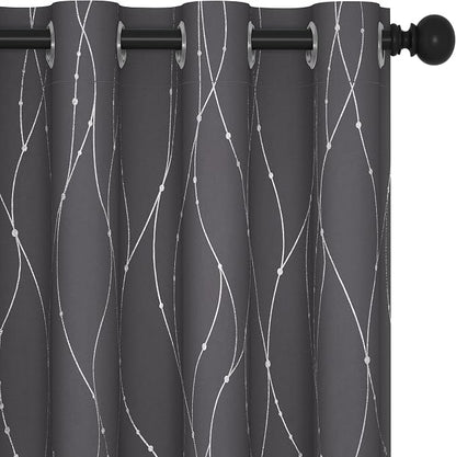 Deconovo Living Room Curtains 95 Inches Long, Thermal Insulated, Room Darkening by Unknown