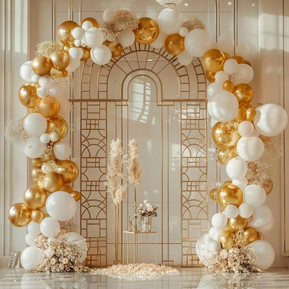RUBFAC 135pcs Gold Balloons Different Sizes 18 12 10 5 Inch - Image 5