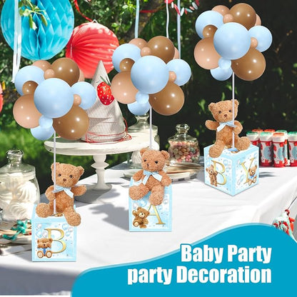 Lenwen 6 Sets Baby Letter Boxes Decorations Table Centerpieces - Image 5
