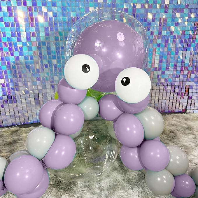 Monster Balloons Arch Kit, Pastel Green Pink Purple Balloon Garland Light Mint - Image 4