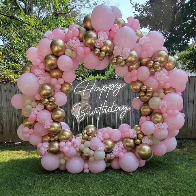 KBZVNAF Pastel Pink Latex Party Balloons 50 Pack 12 inch | Baby Pink Helium - Image 6