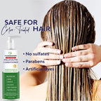Folliculitis Itch Relief Conditioner: Tea Tree Oil & Moroccan Argan Oil - Deep Hydration & Repair - Nourishes, Smooths, Restores Shine - Safe for Dry or Damaged Hair-11.84 oz