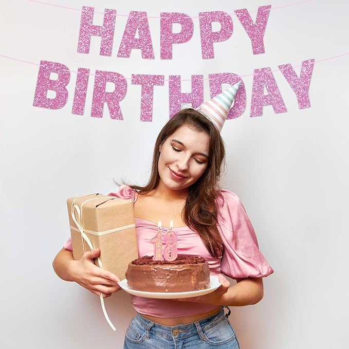 Pre-Strung Happy Birthday Banner - Image 6