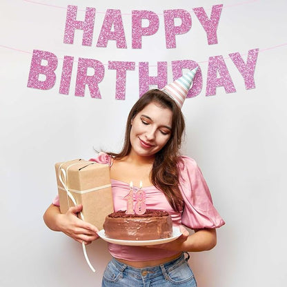 Pre-Strung Happy Birthday Banner - Image 6