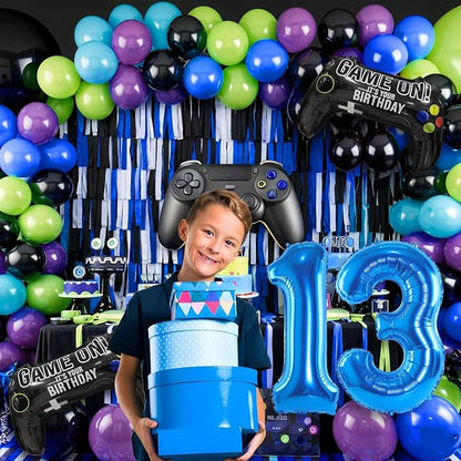 13th Video Game Balloons Arch, 13th Game Party Balloons Garland Kit 13th - Image 5
