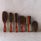 Diane Premium 100% Boar Wave Brush for Men and Barbers, Mens Hair Brush– Medium Bristles for Thick Coarse Hair – Use for Detangling, Smoothing, Wave Styles, Soft on Scalp, Restore Shine and Texture