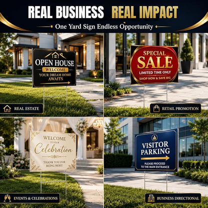 Custom Signs Outdoor by BCB Print 24x18, Personalized Signs, Printed in USA | - Image 6