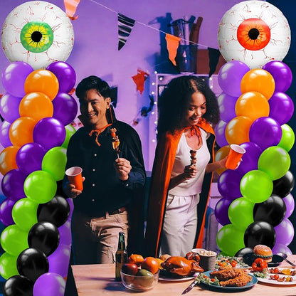 Kasyat 2 Set Halloween Eyeball Balloon Column Stand Kit - Image 7