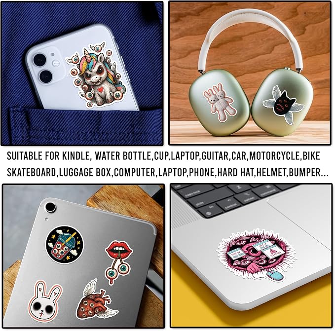 50 Pcs Weird Core Stickers Weird Sticker - Image 4