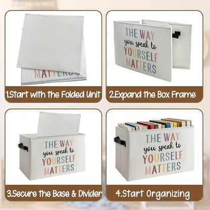 Inspirational Mental Health Classroom Storage Basket - Image 4