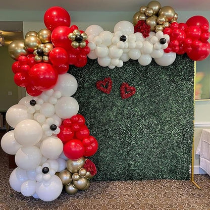 140Pcs Red and White Balloon Arch Kit - Image 4