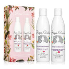 Rizos Curls Wash Day Bundle – Hydrating Shampoo & Deep Conditioner Set with Shea Butter for Every Curl Pattern 1a-4c – Gently Cleanses, Moisturizes, Softens & Adds Shine – Sulfate & Paraben Free