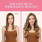 GOO GOO Clip in Hair Extensions Real Human Hair, Remy Human Hair Extensions Clip ins for Women, Natural Human Hair, 16inch 150g 9Pcs, 7 Bronde