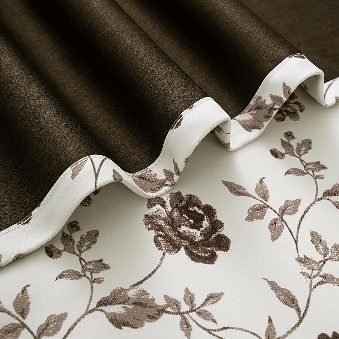 Beauoop Floral 100% Blackout Curtains - Image 6