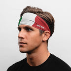 Suddora Country Flag Headbands, Wide National Flag Headbands for Sports Events, Non-Slip Fabric Sweatbands for Soccer, Tennis, Workout, Costume