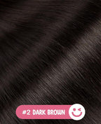 Youngsmile Injection Tape in Hair Extensions Human Hair, #2 Dark Brown Invisi Edge Tape ins, 20pcs 50g, 22 Inch Injected Tape in Extensions Straight Human Hair Remy Seamless Tape ins (#2,22'')
