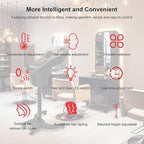 Elitzia Hair Steamer Micro Mist Scalp Detox System Hair Wash Reclining Chair Table Hair Care Salon SPA Barber Shop Shampoo Bowl Miste Hooded Natual Black Hair ET19191