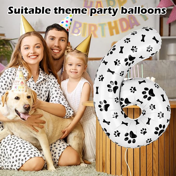 40 Inch Dog Foil Birthday Balloons - Image 3