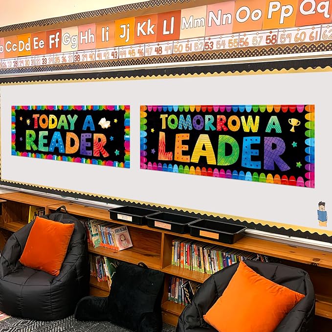 COCHIE Classroom Decorations Reading Banner Poster - Image 6