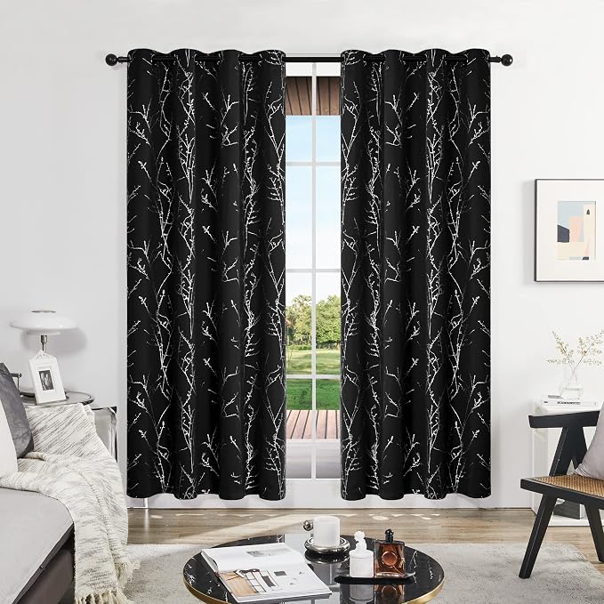 Deconovo Living Room Curtains 95 Inches Long, Thermal Insulated, Room Darkening by Unknown