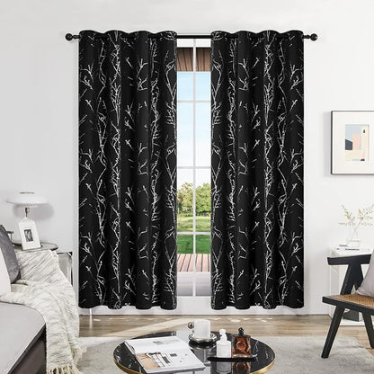 Deconovo Living Room Curtains 84 Inches Long, Thermal Insulated, Room Darkening - Image 2