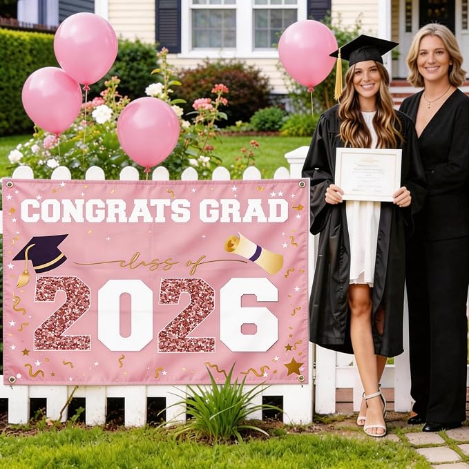 Class of 2026 Graduation Banner 47x67" - Image 6