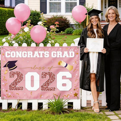 Class of 2026 Graduation Banner 47x67" - Image 6