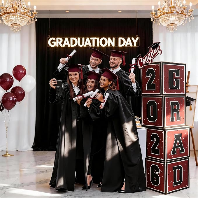 2026 Graduation Decorations, So Proud of You and Class of 2026 Grad Balloon - Image 6