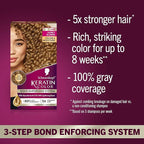 Schwarzkopf Keratin Permanent Hair Dye Cream, 9.0 Honey Blonde, Professional Quality Color for Up to 100% Gray Coverage, Bond Enforcing System